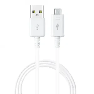 Cablu Date Samsung USB-A/Micro USB compatibil cu Samsung ECB-DU4EWE Quick Bulk 1.5m Alb