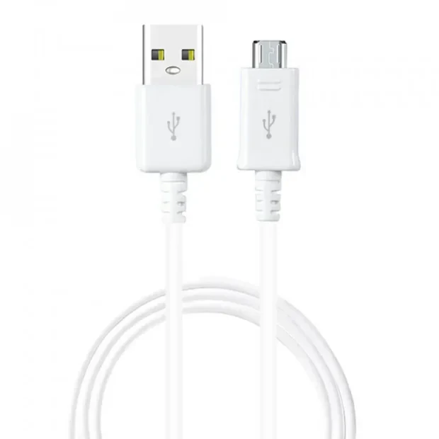 Cablu Date Samsung USB-A/Micro USB compatibil cu Samsung ECB-DU4EWE Quick Bulk 1.5m Alb