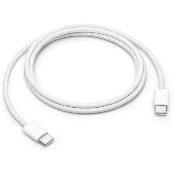 Cablu Date compatibil Apple USB-C/USB-C 60W  1m Alb