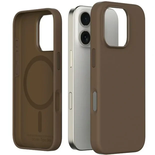 Husa Spate Araree Aero Typo Skin MagSafe pentru iPhone 16 Pro AR20-02117C Maro