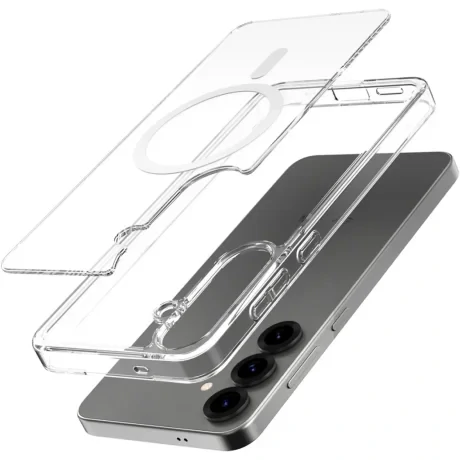 Husa Spate Araree Duple M MagSafe pentru Samsung Galaxy S25 AR20-02211A Transparent