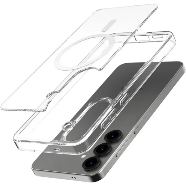 Husa Spate Araree Duple M MagSafe pentru Samsung Galaxy S25 AR20-02211A Transparent