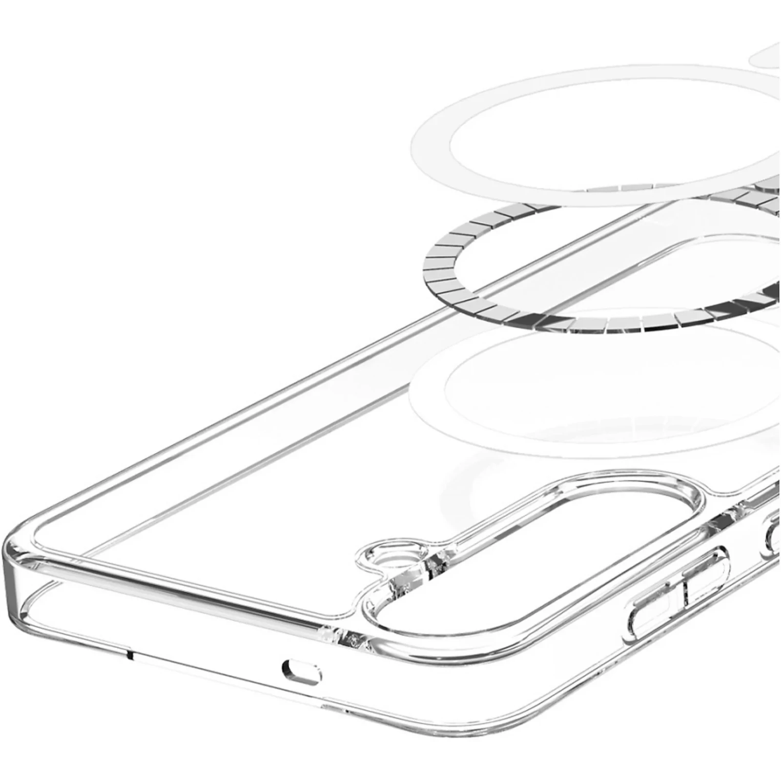 Husa Spate Araree Duple M MagSafe pentru Samsung Galaxy S25 AR20-02211A Transparent thumb