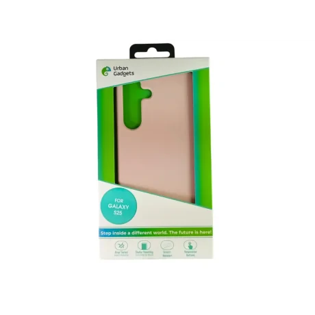 Husa Spate Urban Gadgets Silicon Soft MagSafe pentru Samsung Galaxy S25 Roz