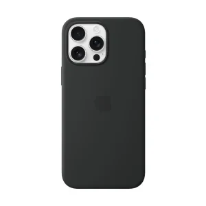 Husa Spate Apple Silicon MagSafe pentru iPhone 16 Pro Max MYYT3ZM/A Negru