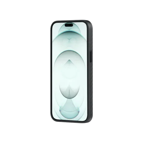 Husa Spate Pitaka Hard MagEZ Pro 4 Aramida 1500D pentru iPhone 15 Pro  Negru/Gri