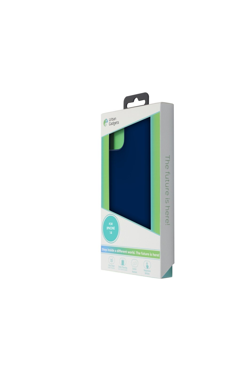 Husa Spate Urban Gadgets Silicon Soft MagSafe pentru iPhone 14 Albastru thumb
