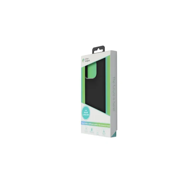 Husa Spate Urban Gadgets Silicon Soft MagSafe pentru iPhone 15 Pro Max Negru