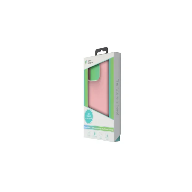 Husa Spate Urban Gadgets Silicon Soft MagSafe pentru iPhone 15 Pro Max Roz