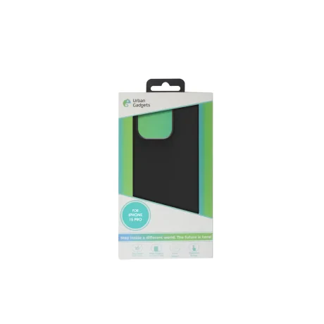 Husa Spate Urban Gadgets Silicon Soft MagSafe pentru iPhone 15 Pro Negru