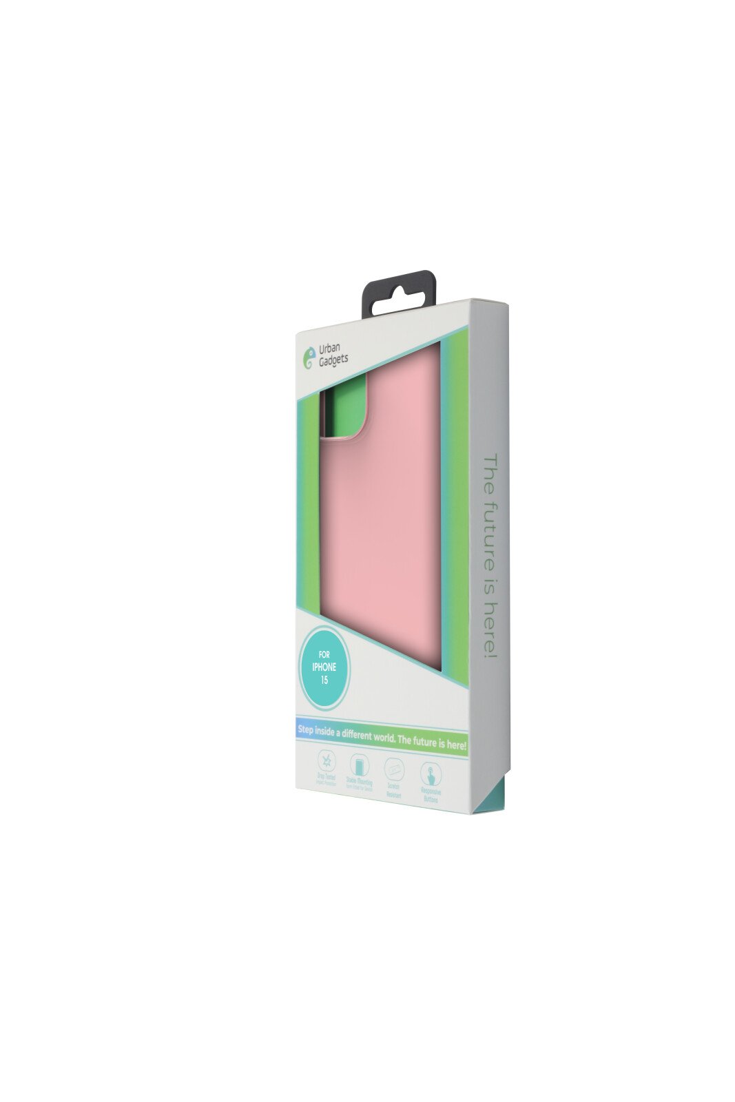 Husa Spate Urban Gadgets Silicon Soft MagSafe pentru iPhone 15 Roz thumb