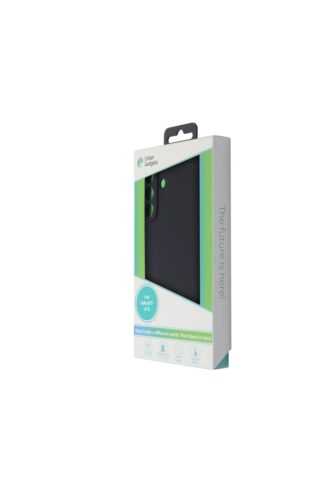 Husa Spate Urban Gadgets Silicon Soft pentru Samsung Galaxy A15 5G Negru thumb
