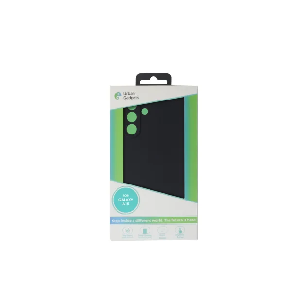 Husa Spate Urban Gadgets Silicon Soft pentru Samsung Galaxy A15 5G Negru