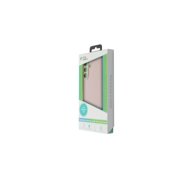 Husa Spate Urban Gadgets Silicon Soft pentru Samsung Galaxy A15 5G Roz