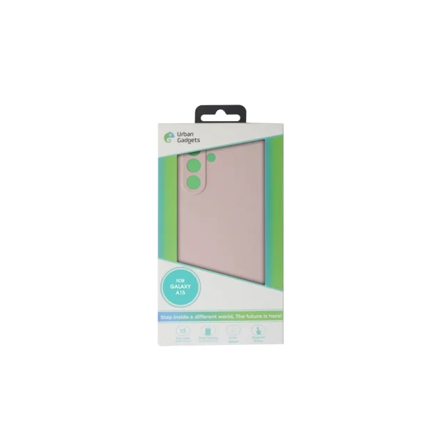 Husa Spate Urban Gadgets Silicon Soft pentru Samsung Galaxy A15 5G Roz