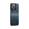 Husa Spate Pitaka Hard MagEZ Aramid pentru iPhone 15 Pro Max Albastru