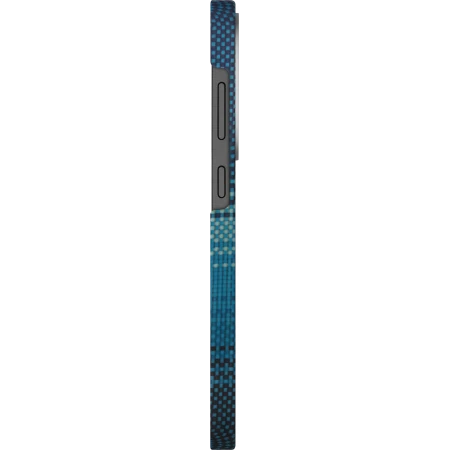 Husa Spate Pitaka Hard MagEZ Tactile Woven pentru Samsung Galaxy S25 Albastru thumb