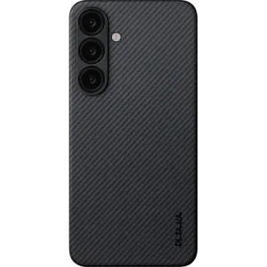 Husa Spate Pitaka Hard MagEZ Ultra Slim pentru Samsung Galaxy S25 Plus Negru/Gri