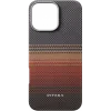 Husa Spate Pitaka Tactile Woven MagEz Aramid pentru iPhone 16 Pro Max Maro