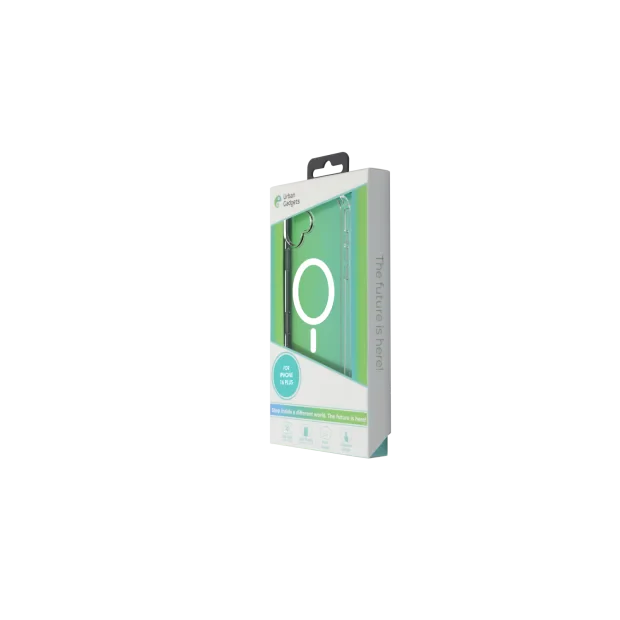 Husa Spate Urban Gadgets MagSafe pentru iPhone 16 Plus Transparent
