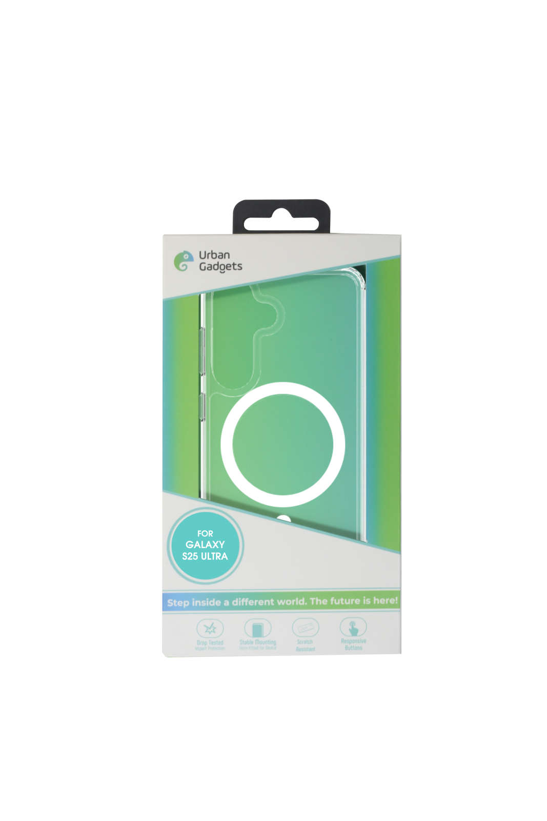 Husa Spate Urban Gadgets MagSafe pentru Samsung Galaxy S25 Transparent thumb