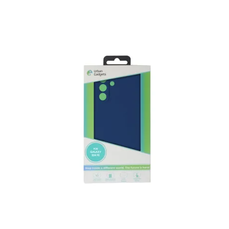 Husa Spate Urban Gadgets Silicon Soft MagSafe pentru Samsung Galaxy S24 FE Albastru