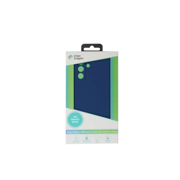 Husa Spate Urban Gadgets Silicon Soft MagSafe pentru Samsung Galaxy S24 FE Albastru