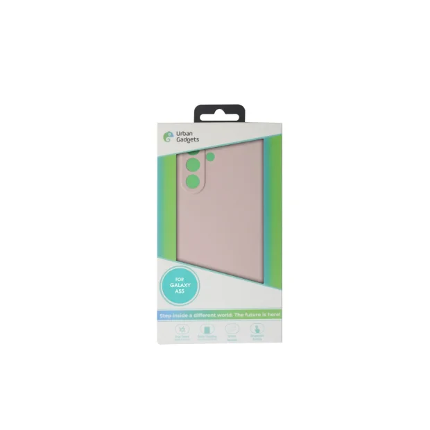Husa Spate Urban Gadgets Silicon Soft pentru Samsung Galaxy A55 5G Roz