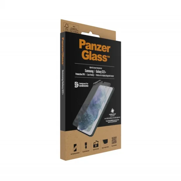Folie Silicon PanzerGlass Antibacterial pentru Samsung Galaxy S22 Plus