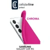 Husa Spate Cellularline Chroma pentru Samsung Galaxy A35 5G Roz