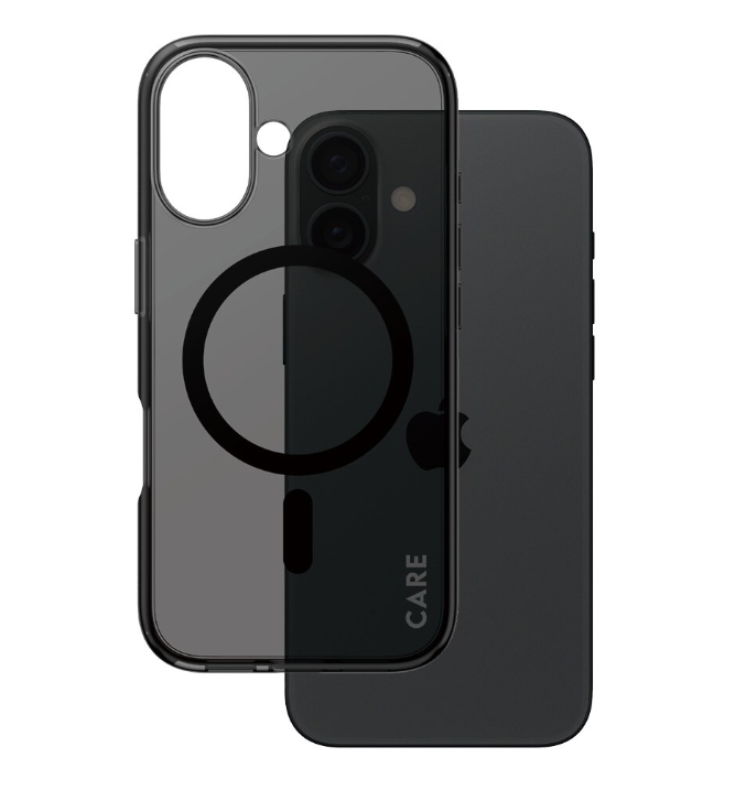 Husa Spate PanzerGlass Hard Care MagSafe pentru iPhone 16 Fumuriu thumb