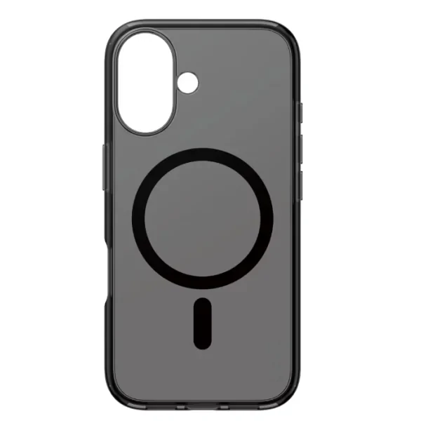 Husa Spate PanzerGlass Hard Care MagSafe pentru iPhone 16 Fumuriu