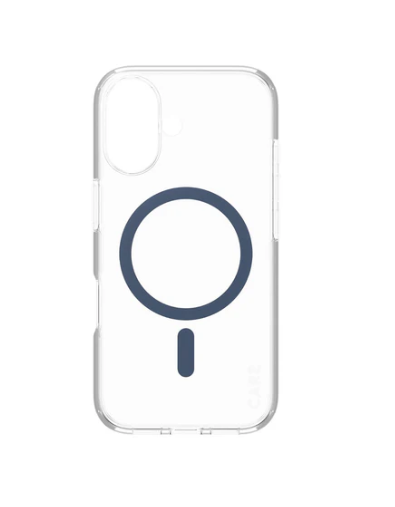 Husa Spate PanzerGlass Hard Care pentru iPhone 16 Transparent/Albastru thumb