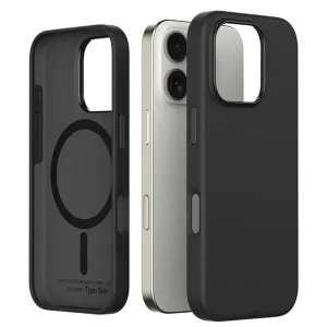 Husa Spate Araree Aero Typo Skin MagSafe pentru iPhone 16 Pro AR20-02117A Negru