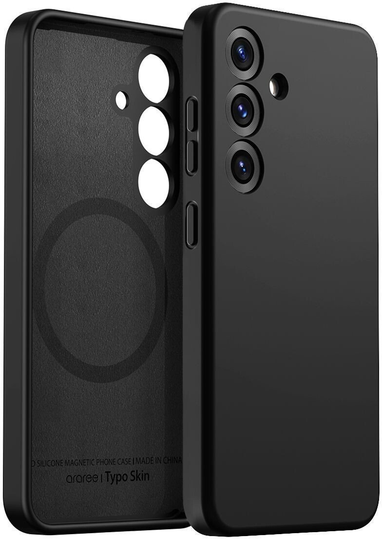 Husa Spate Araree Aero Typo Skin MagSafe pentru Samsung Galaxy S25 Plus AR20-02219A Negru thumb