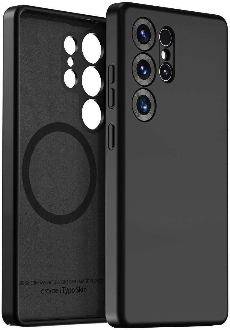 Husa Spate Araree Aero Typo Skin MagSafe pentru Samsung Galaxy S25 Ultra AR20-02220A Negru thumb