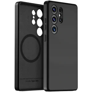 Husa Spate Araree Aero Typo Skin MagSafe pentru Samsung Galaxy S25 Ultra AR20-02220A Negru