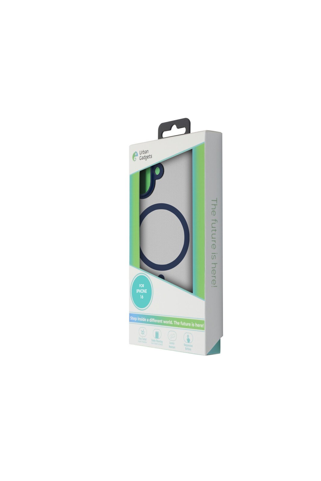 Husa Spate Urban Gadgets MagSafe pentru iPhone 16 Albastru thumb