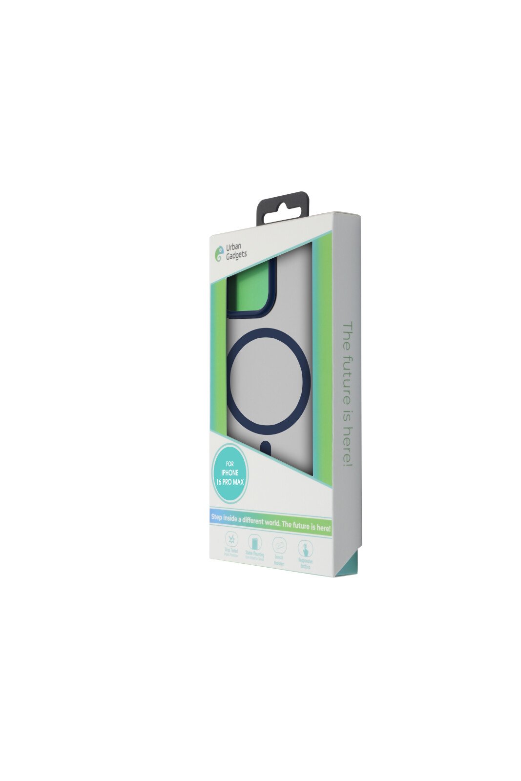 Husa Spate Urban Gadgets MagSafe pentru iPhone 16 Pro Max Albastru thumb
