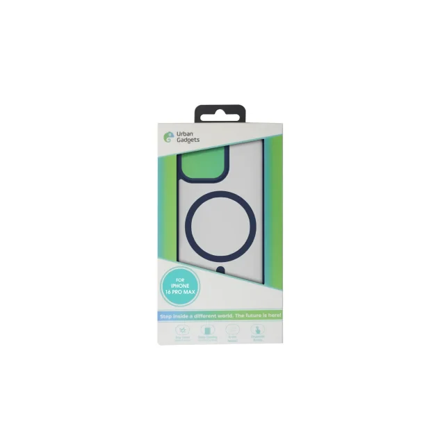 Husa Spate Urban Gadgets MagSafe pentru iPhone 16 Pro Max Albastru