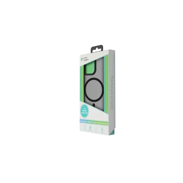 Husa Spate Urban Gadgets MagSafe pentru iPhone 14 Pro Max Negru