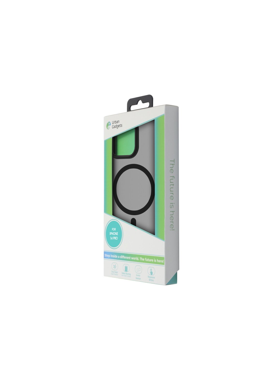 Husa Spate Urban Gadgets MagSafe pentru iPhone 14 Pro Negru thumb