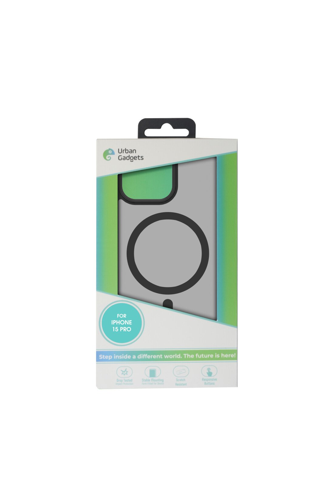 Husa Spate Urban Gadgets MagSafe pentru iPhone 15 Pro Negru thumb