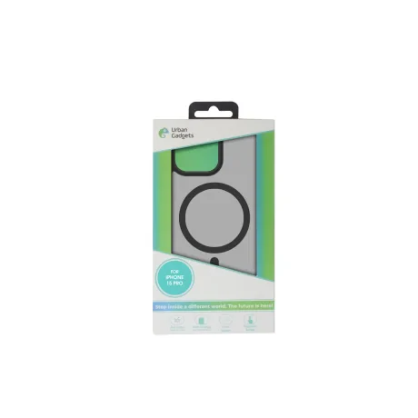 Husa Spate Urban Gadgets MagSafe pentru iPhone 15 Pro Negru