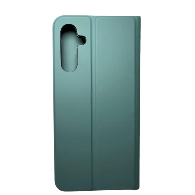 Husa Book Silicon Flip pentru Samsung Galaxy A15 Bulk Verde