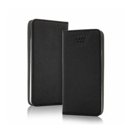 Husa Book Universala cu adeziv 6.6 Inch Bulk Negru