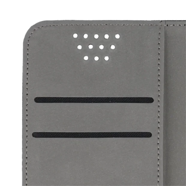 Husa Book Universala cu adeziv 6.6 Inch Bulk Negru
