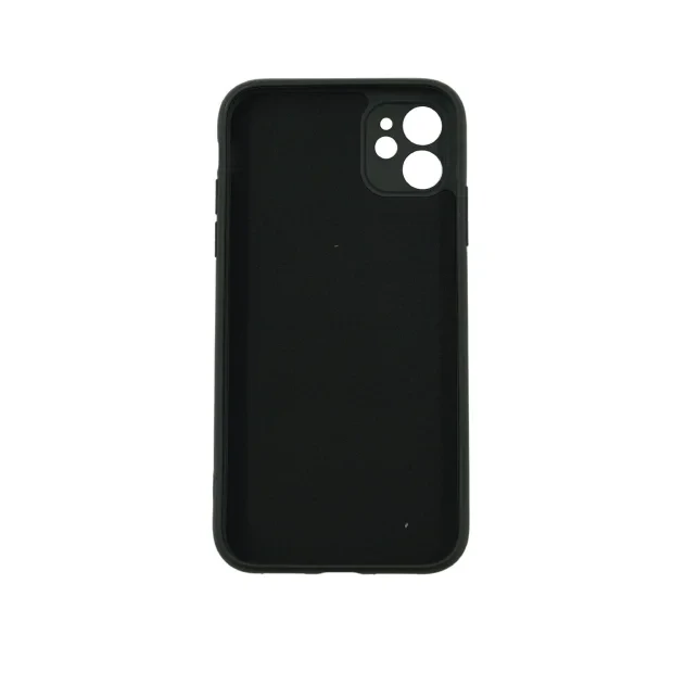 Husa Cover Silicon Slim Mat pentru Iphone 12 Mini Bulk Negru