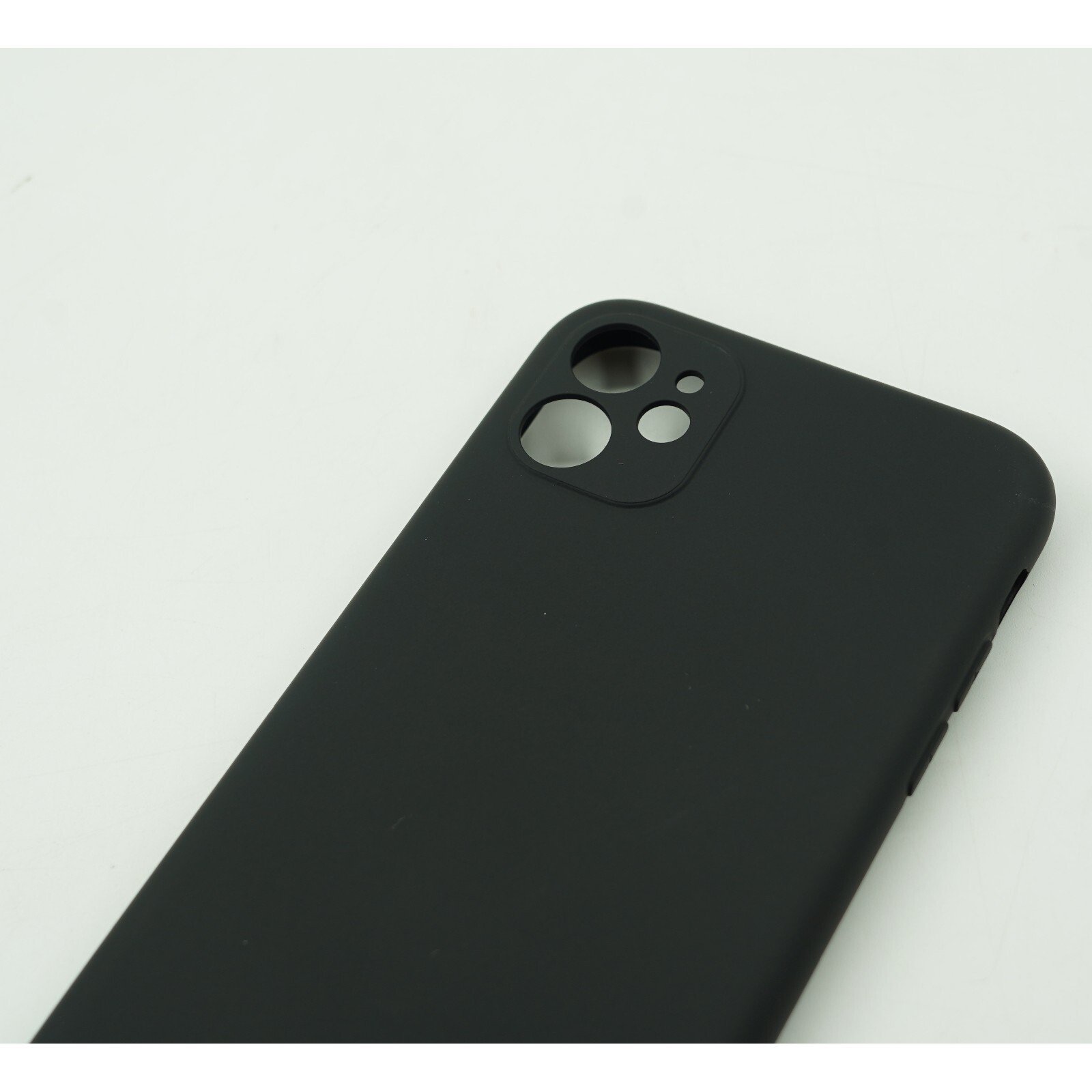 Husa Cover Silicon Slim Mat pentru Iphone 12 Mini Bulk Negru thumb