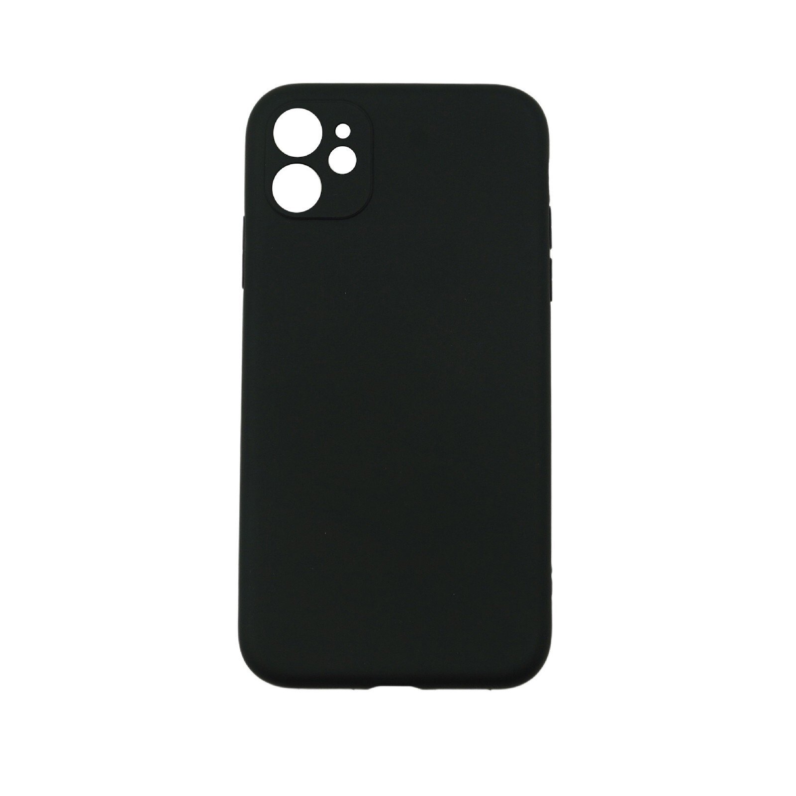 Husa Cover Silicon Slim Mat pentru Iphone 12 Mini Bulk Negru thumb
